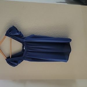 LOFT blue sleepless top